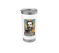Alexander Graham Bell Vaso térmico de acero inoxidable de doble pared