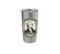 Alexander Hamilton Cita Importancia del Derecho Constitucional Vaso térmico de acero inoxidable de doble pared