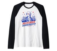 Alexander Hamilton criticó a los Divertidos Amantes de la Cerveza Vintage de EE. UU. Camiseta Manga Raglan