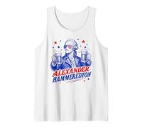 Alexander Hamilton criticó a los Divertidos Amantes de la Cerveza Vintage de EE. UU. Camiseta sin Mangas