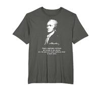 Alexander Hamilton. Éxito, Genius. Camiseta de política Camiseta, Hombre Tallas Grandes, Asfalto, 5X Alto