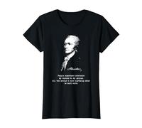 Alexander Hamilton. Éxito, Genius. Camiseta de política Camiseta, Mujer, Negro, XS