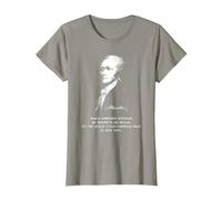 Alexander Hamilton. Éxito, Genius. Camiseta de política Camiseta, Mujer, Pizarra, XL