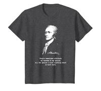 Alexander Hamilton. Éxito, Genius. Camiseta de política Camiseta, Niños, Jaspeado Oscuro, 2 años