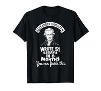 Alexander Hamilton Wrote 51 Essays in 6 Months Vintage Camiseta