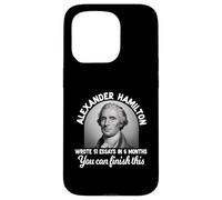 Alexander Hamilton Wrote 51 Essays in 6 Months Vintage Carcasa para iPhone 15 Pro
