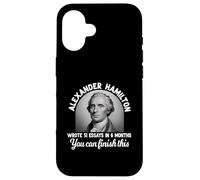 Alexander Hamilton Wrote 51 Essays in 6 Months Vintage Carcasa para iPhone 16