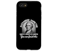 Alexander Hamilton Wrote 51 Essays in 6 Months Vintage Carcasa para iPhone SE (2020) / 7/8