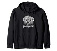 Alexander Hamilton Wrote 51 Essays in 6 Months Vintage Sudadera con Capucha
