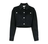 Alexander McQueen - Chaqueta Vaquera Corta Made in Italy - Jackets - Mujer - Negro - M -