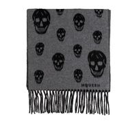 Alexander McQueen - Double Face Skull Scarf - Accessories - Hombre - Gris - ONE SIZE -