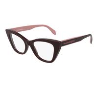 Alexander McQueen Mujer Alexander McQueen AM0305O 004 Monturas ópticas Acetato Burdeos Cat Eye