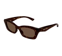 Alexander McQueen Mujer Alexander McQueen AM0474S 002 Gafas de sol Acetato la Habana Marrón Cuadrada