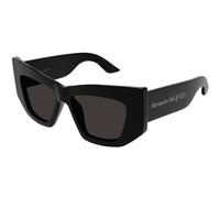Alexander McQueen Mujer AM0448S 001 Gafas de sol Acetato Negro Gris Cat Eye