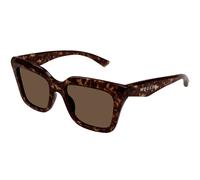 Alexander McQueen Mujer AM0473S 002 Gafas de sol Acetato la Habana Marrón Cuadrada