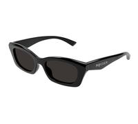 Alexander McQueen Mujer AM0474S 001 Gafas de sol Acetato Negro Gris Cuadrada