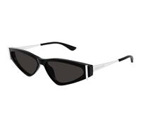 Alexander McQueen Mujer AM0493S 001 Gafas de sol Acetato Negro Gris Geométrico