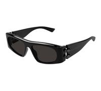 Alexander McQueen Unisex Alexander McQueen AM0471S 001 Gafas de sol Acetato Negro Gris Cuadrada