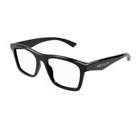Alexander McQueen Unisex Alexander McQueen AM0475O 001 Monturas ópticas Acetato Negro Transparente Cuadrada