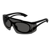 Alexander McQueen Unisex Alexander McQueen AM0489S 001 Gafas de sol Bio-inyección Negro Gris Máscara