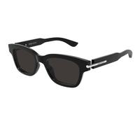 Alexander McQueen Unisex Alexander McQueen AM0497S 001 Gafas de sol Acetato Negro Gris Cuadrada