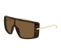 Alexander McQueen Unisex Alexander McQueen AM0524S 002 Gafas de sol Acetato la Habana Marrón Cuadrada