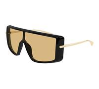 Alexander McQueen Unisex Alexander McQueen AM0524S 004 Gafas de sol Acetato Negro Naranja Cuadrada