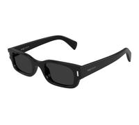 Alexander McQueen Unisex Alexander McQueen AM0549S 001 Gafas de sol Acetato Negro Gris Redonda