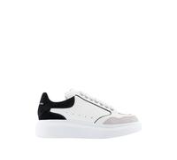 Alexander McQueen - Zapatillas Oversized de Cuero Gris - Shoes - Mujer - Multicolor - 36 EU -