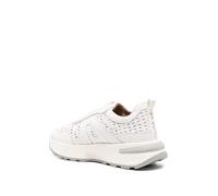 ALEXANDER SMITH Liverpool - Zapatillas de mujer Total White de piel con suela gruesa de 45 mm, Total White, 36 EU