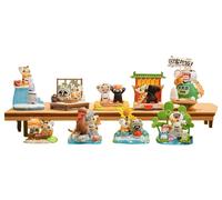 Alexander the fat tigerblind box minifiguras little tiger and his comp