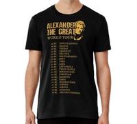 Alexander The Great World Tours Size Made in The USA T-ShirtBlackM
