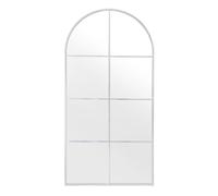 Alexandra House Living Espejo de Pared Blanco Metal 7 x 149 x 77 cm