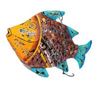 Alexandra House Living Figura Decorativa Madera de Mango Pez 10 x 32 x 50 cm