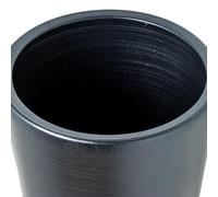 Alexandra House Living Jarrón Negro Cerámica 40 x 72 cm