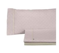 Alexandra House Living Juego de Sábanas Estelia Rosa Cama de 150 3 Piezas