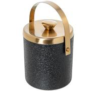 Alexandra House Living Mesa Cubitera C/Tapa Acero Inox. Or 15 x 15 x 18 cm | Mesa Cubitera C/Tapa Acero Inox. Or