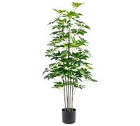 Alexandra House Living Planta Decorativa Plástico Schefflera 125 cm