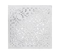 Alexandra House Living Retablo Decorativo Blanco Madera 5 x 58 x 58 cm