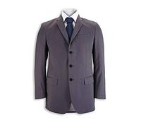 Alexandra STC-NM2CH-38R Icona - Chaqueta clásica para hombre, diseño de pluma, regular, 77% poliéster, 21% viscosa, 2% elastano, talla 38, color gris