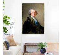 Alexandre Charles Emmanuel de Crussol Florensac de Élisabeth Vigée Le Brun Lienzo impreso cuadro decoración del hogar (27.6 x 39.4 in/sin marco)