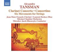 Alexandre Tansman - Alexandre Tansman : Concerto pour clarinette - concertino