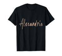 Alexandria Louisiana Diseño Elegante Vintage Camiseta