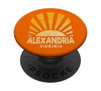 Alexandria VA - Sunny Alexandria VA PopSockets PopGrip Adhesivo