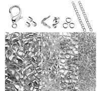 ALEXCRAFT Kit de Pulseras Kit de Clip de Joyería Cierres para Pulseras Kit Enganches para Pulseras Cierre para Pulseras Joyería Manualidades Diy Accesorios Con Cierres de Pulsera