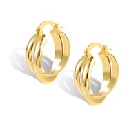 ALEXCRAFT Pendientes de aro de plata 925 para mujer, pendientes hipoalergénicos pequeños estilo Huggie, Plata de ley, No es una piedra preciosa