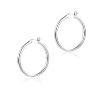 ALEXCRAFT Pendientes de aro de plata 925 para mujer, pendientes hipoalergénicos pequeños estilo Huggie, Plata de ley, No es una piedra preciosa