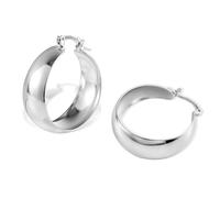 ALEXCRAFT Pendientes de Aro Plata 925 Mujer - Aros de Plata