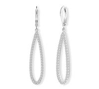 ALEXCRAFT Pendientes de plata 925 colgantes, chapados en oro de 14 quilates, pendientes gota pequeños, aros con colgante de corazón redondo de moneda, ligeros con ganchos franceses, pendientes con