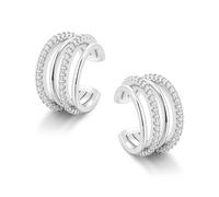 ALEXCRAFT Pendientes Mujer Brazalete Fake Piercing Clip Sin Agujero Fake Cartílago Huggie Cereza